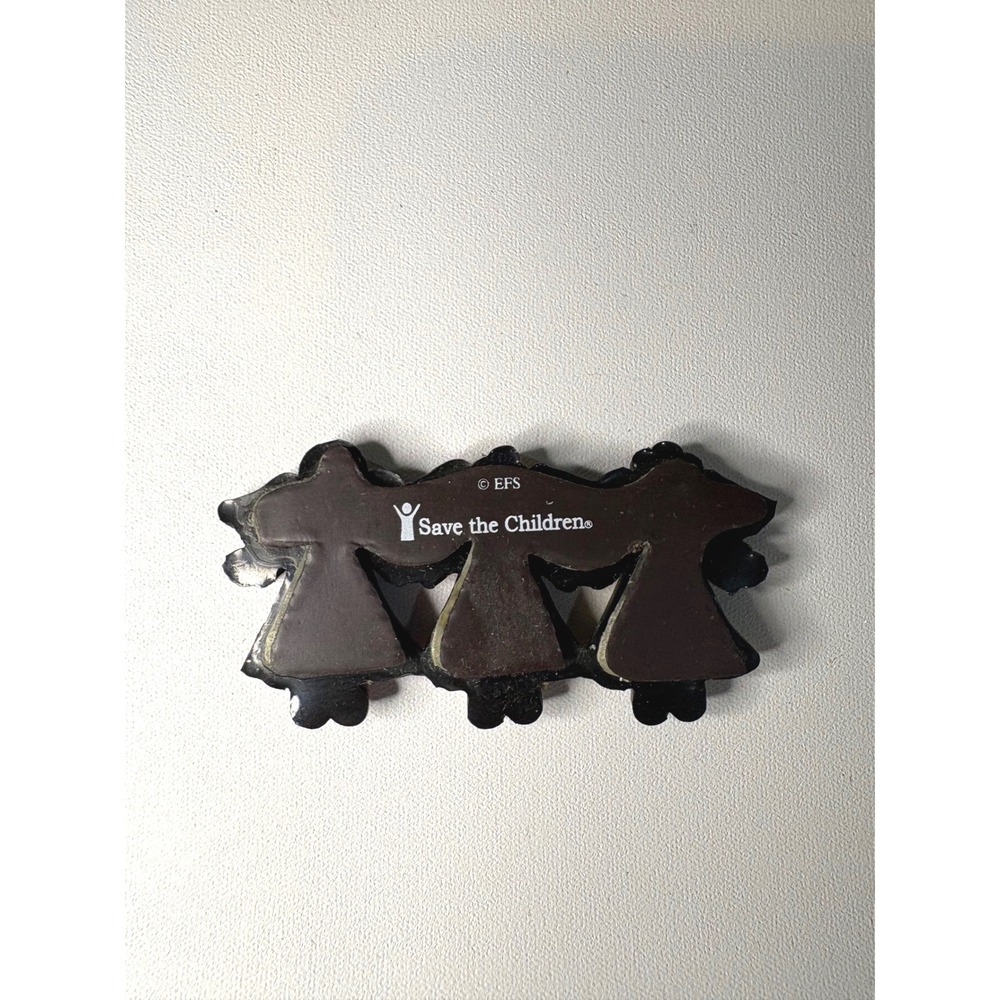 Save the Children Three Angels Rubber Magnet Charity Collectible Multi Color - Picture 2 of 3